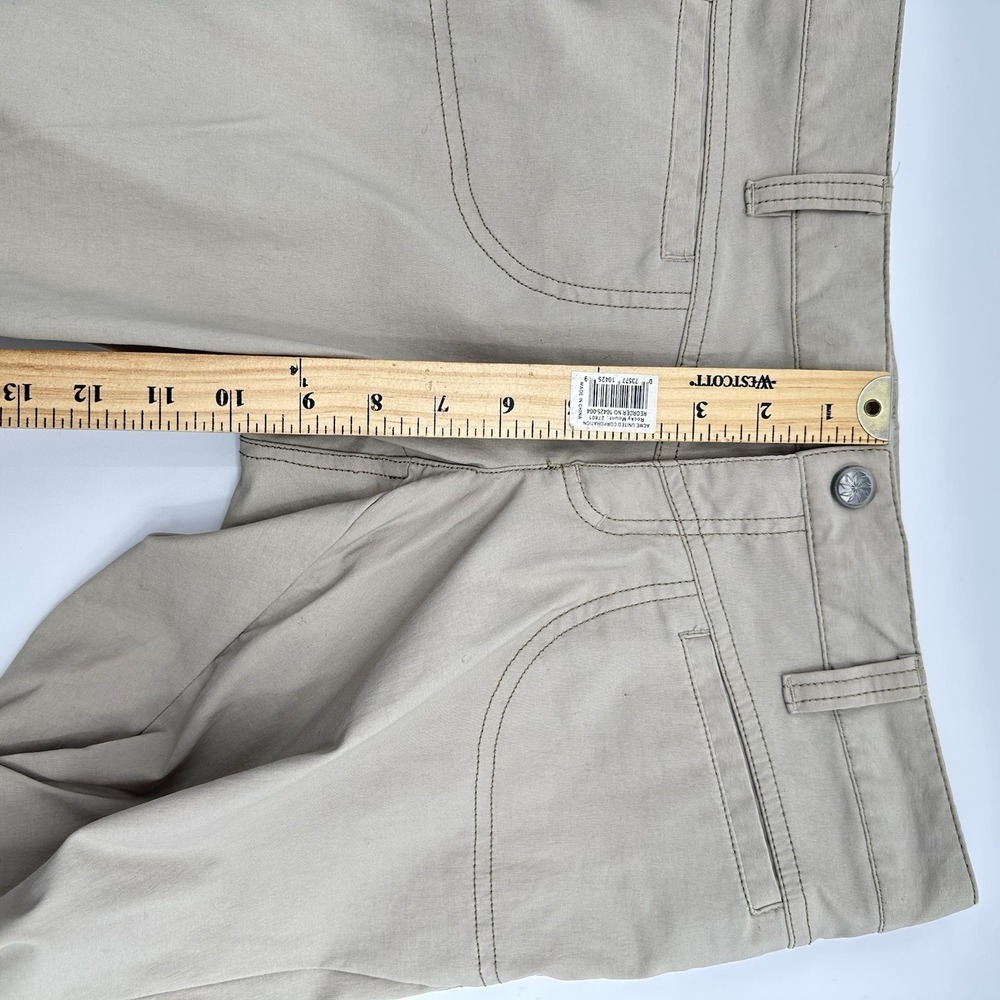 Athleta Dipper‎ Cargo Pants Women's 6 Beige Stretch Pull On Work Travel Pockets - Picture 7 of 14